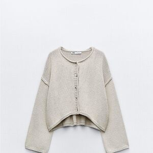 Zara Women's Cream Sweater